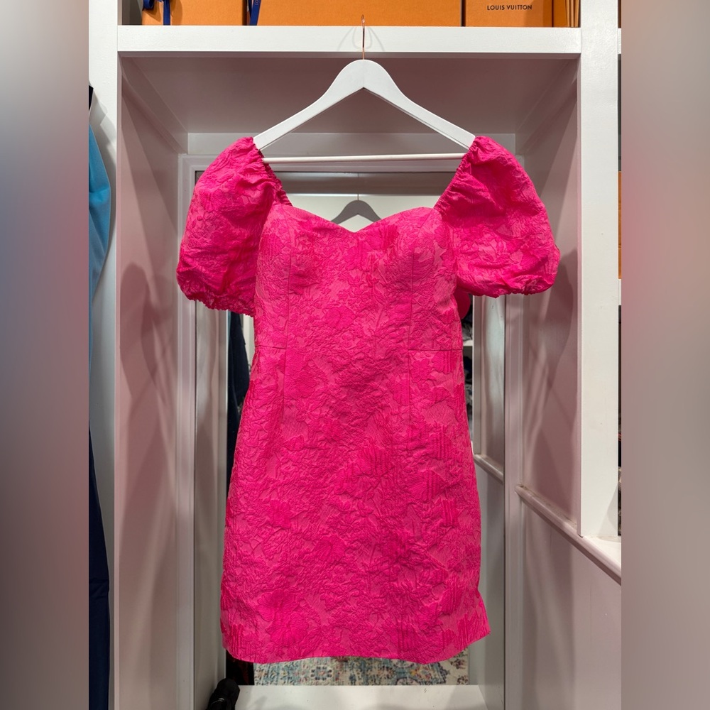 NWT Lilly Pulitzer Morena Romper, Passion Fruit Pink, size 6